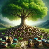Treat books like trees: don't highlight the branches, nurture the root instead